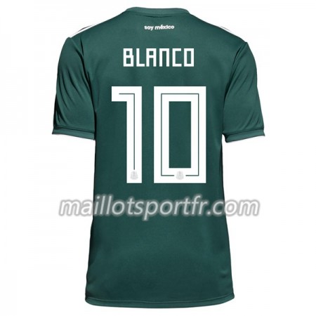 Maillot de Foot Mexique Blanco 10 Domicile Coupe du monde 2018 Maillot de Foot Mexique Blanco 10 Domicile Coupe du monde 2018